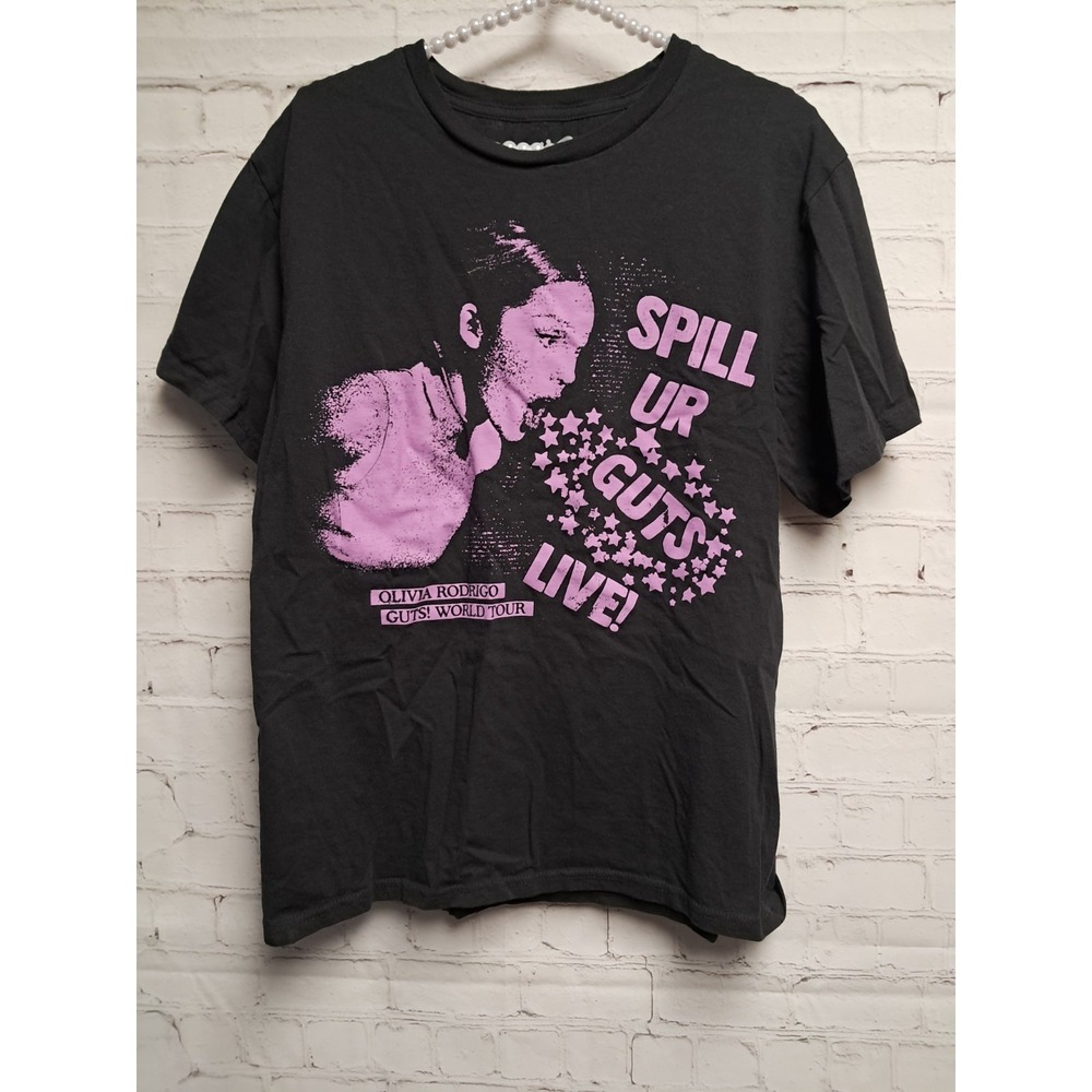 Olivia Rodrigo Spill UR Guts Tour T Shirt. Short Sleeve-size Large. I Would Say